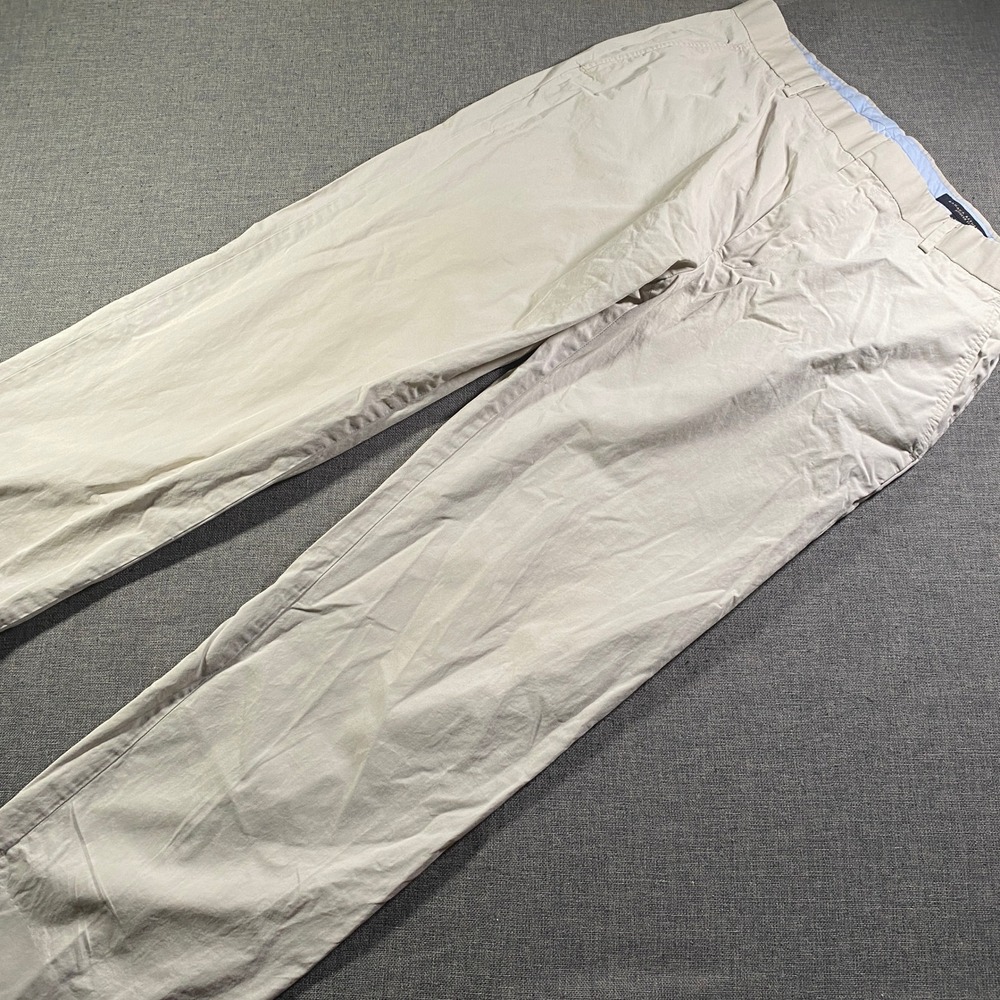 Banana‎ Republic Modern Fit Khaki Chinos Mens Size 36x32 Cotton Flat Front Pants